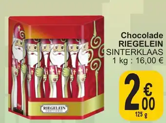 Cora RIEGELEIN SINTERKLAAS Chocolade 125g aanbieding
