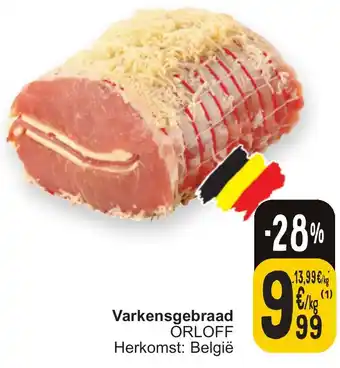 Cora Varkensgebraad ORLOFF aanbieding