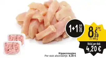 Cora Kippenreepjes 2 x 500g aanbieding