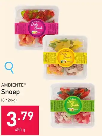 ALDI AMBIENTE Snoep 450g aanbieding