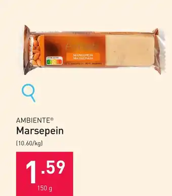 ALDI AMBIENTE Marsepein 150g aanbieding