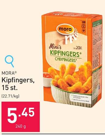 ALDI MORA Kipfingers, 15 st. 240g aanbieding