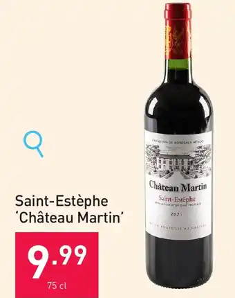ALDI Saint-Estèphe 'Château Martin' 75 cl aanbieding