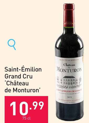 ALDI Saint-Émilion Grand Cru Château de Monturon' 75 cl aanbieding