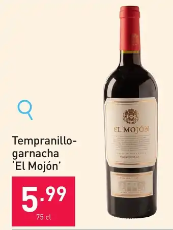Tempranillo garnacha 'El Mojón' 75 cl