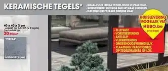 Hubo Keramische tegels pietra aanbieding