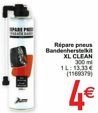 Répare pneus bandenherstelkit xl clean