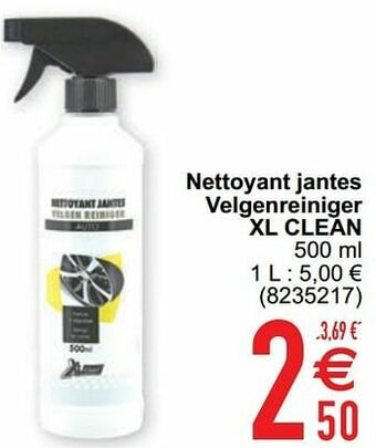 Nettoyant jantes velgenreiniger xl clean