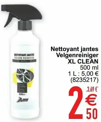 Cora Nettoyant jantes velgenreiniger xl clean aanbieding