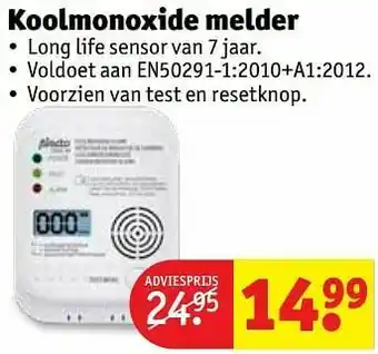 Koolmonoxide melder