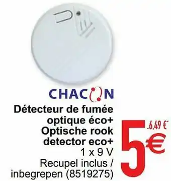 Cora Détecteur de fumée optique éco+ optische rook detector eco+ aanbieding