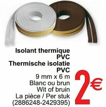Cora Isolant thermique pvc thermische isolatie pvc aanbieding