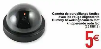 Cora Caméra de surveillance factice avec led rouge clignotante dummy bewakingscamera met knipperende rode led aanbieding