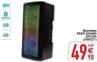 Boombox festi sound srx206