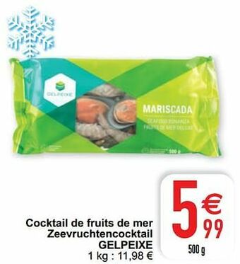 Cocktail de fruits de mer zeevruchtencocktail gelpeixe