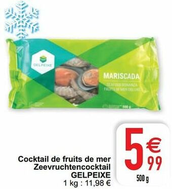 Cocktail de fruits de mer zeevruchtencocktail gelpeixe