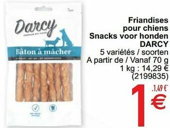 Cora Friandises pour chiens snacks voor honden darcy aanbieding