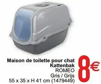 Cora Maison de toilette pour chat kattenbak romeo aanbieding