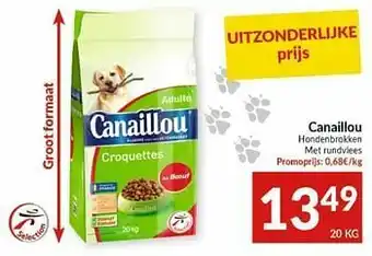 Canaillou hondenbrokken met rundvlees