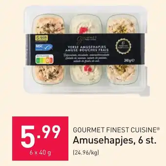 GOURMET FINEST CUISINE Amusehapjes, 6 x 40g