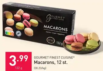 ALDI GOURMET FINEST CUISINE Macarons 132g aanbieding