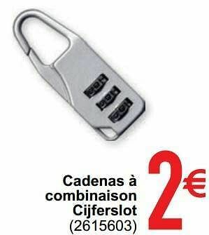 Cora Cadenas à combinaison cijferslot aanbieding
