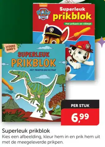 Boekenvoordeel Superleuk prikblok aanbieding