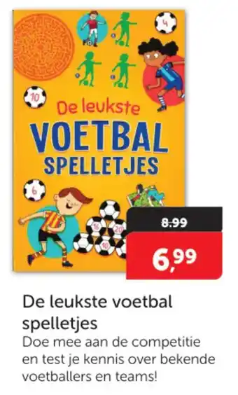 Boekenvoordeel De leukste voetbal spelletjes aanbieding