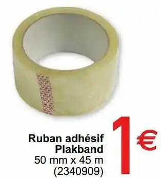 Ruban adhésif plakband