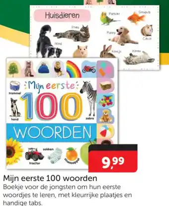 Boekenvoordeel Mijn eerste 100 woorden aanbieding