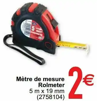 Mètre de mesure rolmeter