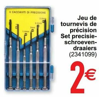 Cora Jeu de tournevis de précision set precisieschroevendraaiers aanbieding
