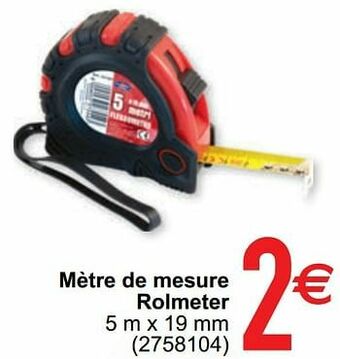 Mètre de mesure rolmeter