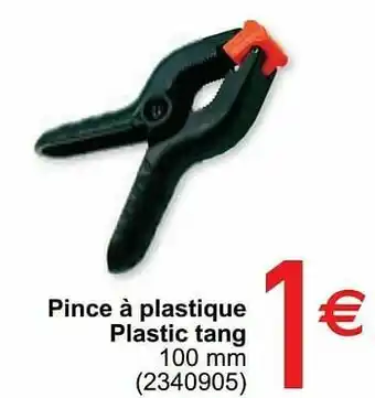 Pince à plastique plastic tang