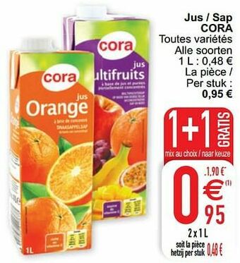 Cora Jus - sap cora aanbieding