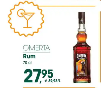 OMERTA Rum 70 cl