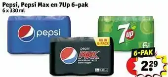 Kruidvat Pepsi pepsi max en 7up aanbieding