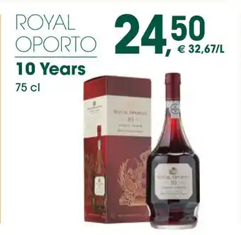 Prik en Tik ROYAL OPORTO 10 Years 75 cl aanbieding