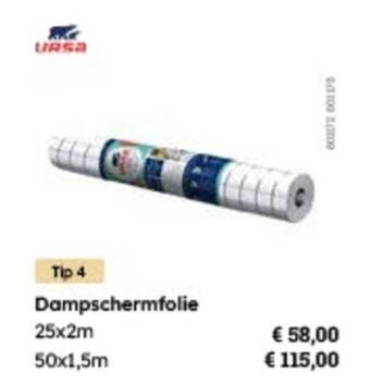 Multi bazar Dampschermfolie 25 x 2 m aanbieding
