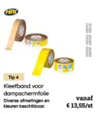 Multi bazar Kleefband voor dampschermfolie aanbieding