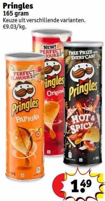 Kruidvat Pringles aanbieding