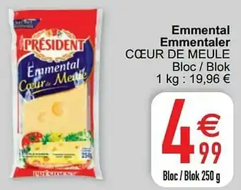 Cora Emmental emmentaler coeur de meule aanbieding
