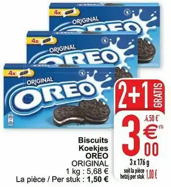 Cora Biscuits koekjes oreo aanbieding