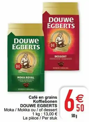 Cora Café en grains koffiebonen douwe egberts aanbieding