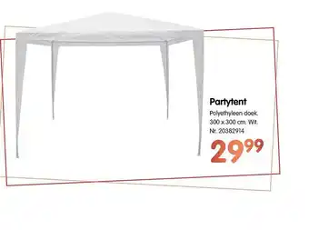 Fun Partytent 300x300 Cm aanbieding