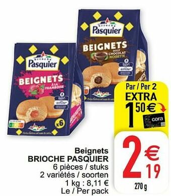 Beignets brioche pasquier