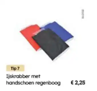 Multi bazar Ijskrabber met handschoen regenboog aanbieding