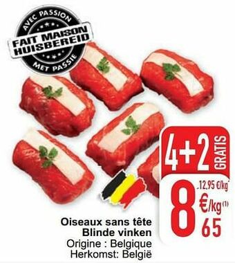 Oiseaux sans tête blinde vinken