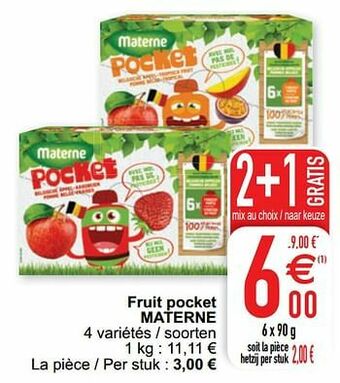Cora Fruit pocket materne aanbieding