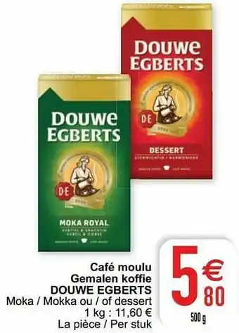 Cora Café moulu gemalen koffie douwe egberts aanbieding